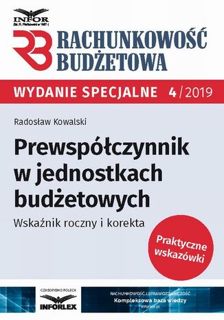 Prewspółczynnik w jednostkach budżetowych