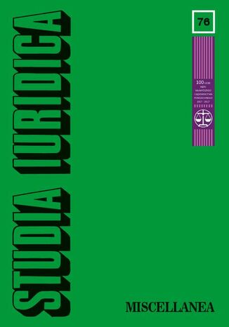 Studia Iuridica, nr 76