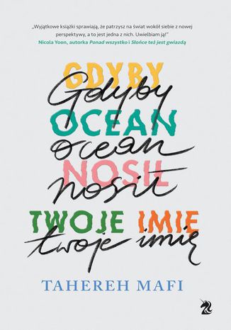 Gdyby ocean nosi twoje imi Tahereh Mafi - okadka ebooka
