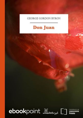 Don Juan George Gordon Byron - okadka audiobooks CD