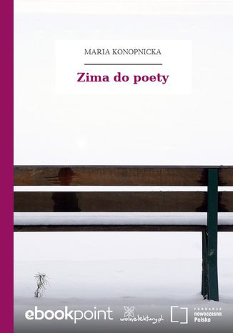 Zima do poety Maria Konopnicka - okadka ebooka