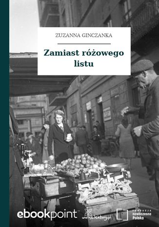 Zamiast rowego listu Zuzanna Ginczanka - okadka ebooka