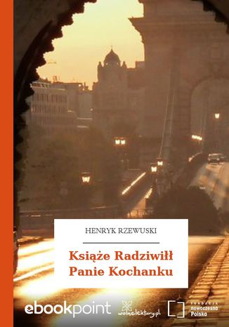 Ksie Radziwi Panie Kochanku Henryk Rzewuski - okadka audiobooka MP3