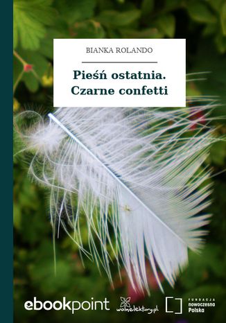 Okładka:Pieśń ostatnia. Czarne confetti 