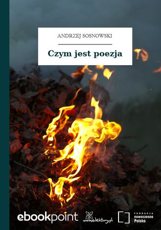 Czym jest poezja Andrzej Sosnowski - okadka ebooka