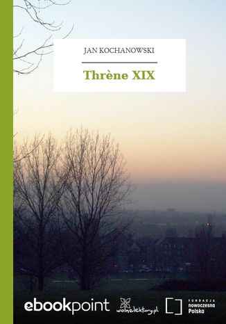 Thrne XIX Jan Kochanowski - okadka audiobooks CD