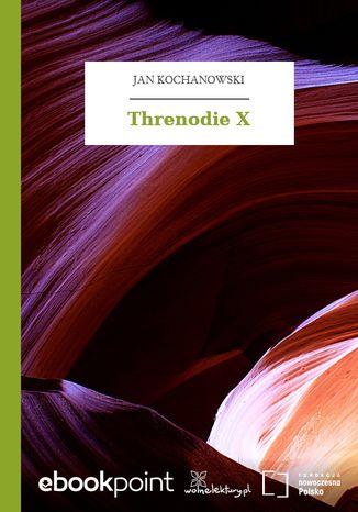 Threnodie X Jan Kochanowski - okadka audiobooka MP3