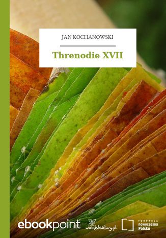 Threnodie XVII Jan Kochanowski - okadka audiobooks CD
