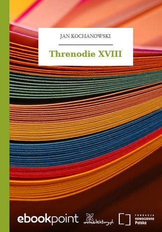 Threnodie XVIII Jan Kochanowski - okadka audiobooks CD