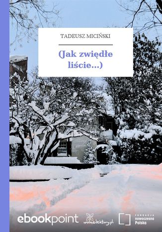 (Jak zwide licie...) Tadeusz Miciski - okadka audiobooks CD