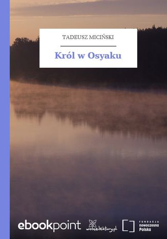 Krl w Osyaku Tadeusz Miciski - okadka ebooka