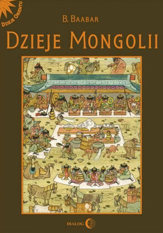 Dzieje Mongolii Baabar - okładka książki