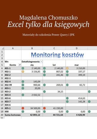 Excel tylko dla księgowych Zeszyt 1 Magdalena Chomuszko - okładka audiobooka MP3