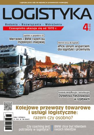 Czasopismo Logistyka 4/2018 Praca zbiorowa - okadka audiobooks CD