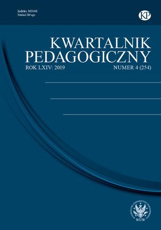 Kwartalnik Pedagogiczny 2019/4 (254) Adam Fijakowski - okadka ebooka