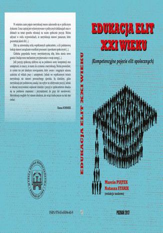 EDUKACJA ELIT XXI WIEKU Kompetencyjne pojcie elit spoecznych Natasza Starik, Marcin Pitek - okadka audiobooks CD