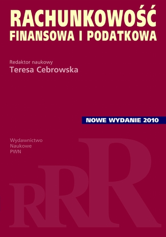 Rachunkowo finansowa i podatkowa Teresa Cebrowska - okadka ebooka