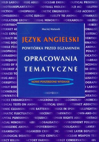 Jzyk angielski - Powtrka przed egzaminem - Opracowania tematyczne Maciej Matasek - okadka audiobooka MP3