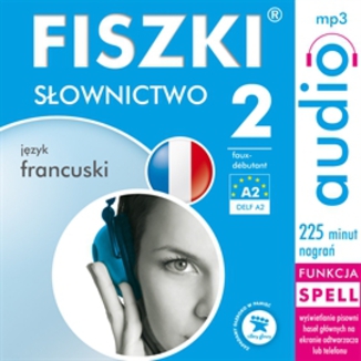 FISZKI audio  j. francuski  Słownictwo 2 Patrycja Wojsyk - okładka audiobooka MP3