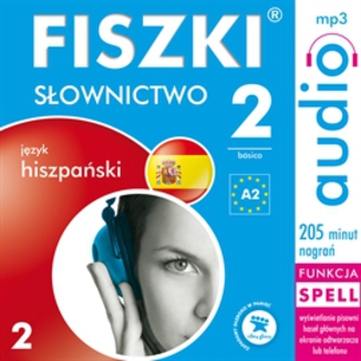 FISZKI audio  j. hiszpański  Słownictwo 2 Kinga Perczyńska - okładka audiobooka MP3