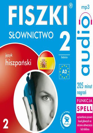 FISZKI audio  j. hiszpański  Słownictwo 2 Kinga Perczyńska - okładka audiobooks CD