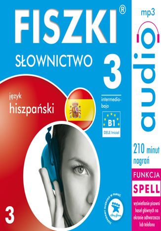 FISZKI audio - j. hiszpański - Słownictwo 3 Kinga Perczyńska - okładka książki