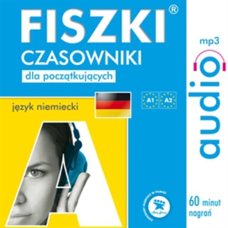 FISZKI audio  j. niemiecki  Czasowniki dla początkujących Kinga Perczyńska - okładka audiobooka MP3