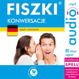 Okładka: FISZKI audio j. niemiecki Konwersacje