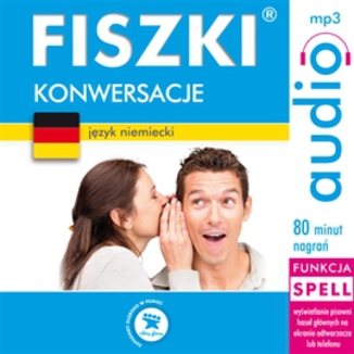 FISZKI audio  j. niemiecki  Konwersacje Kinga Perczyńska, Dominika Złotek - okładka audiobooka MP3