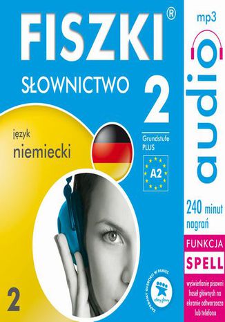 FISZKI audio  j. niemiecki  Słownictwo 2 Kinga Perczyńska - okładka audiobooks CD