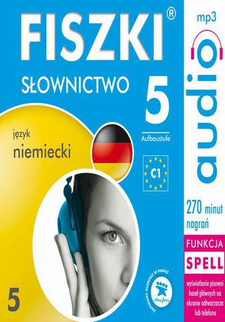 FISZKI audio  j. niemiecki  Słownictwo 5 Kinga Perczyńska - okładka książki