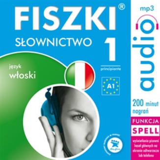 Okładka: FISZKI audio j. włoski Słownictwo 1