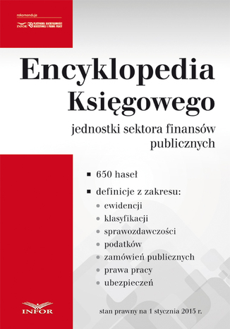 Encyklopedia ksigowego jednostki sektora finansw publicznych Infor PL - okadka audiobooka MP3