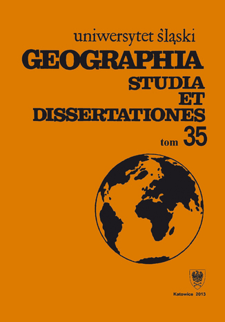 Okładka:Geographia. Studia et Dissertationes. T. 35 