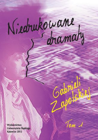 Okładka:Niedrukowane dramaty Gabrieli Zapolskiej. T. 1: "Nerwowa awantura" oraz "Pariasy". T. 2: "Carewicz" i "Asystent" 