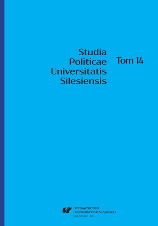 Studia Politicae Universitatis Silesiensis. T. 14 red. Jan Iwanek, Rafa Glajcar - okadka ksiki