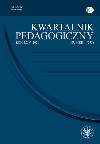 Kwartalnik Pedagogiczny 2020/1 (255) Adam Fijakowski - okadka ebooka