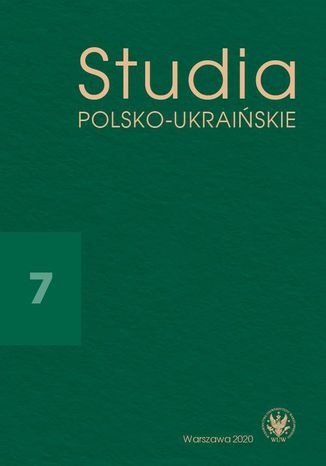 Studia Polsko-Ukraiskie 2020/7 Walentyna Sobol - okadka audiobooks CD