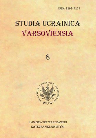 Studia Ucrainica Varsoviensia 2020/8 Irena Mytnik - okadka ebooka