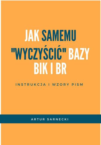 Jak samemu wyczyścić BIK i BR? Instrukcja i wzory pism
