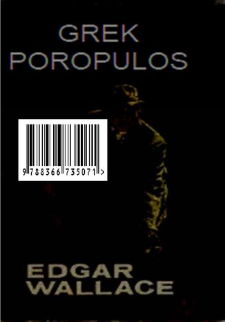 Grek Poropulos Edgar Wallace - okładka audiobooka MP3