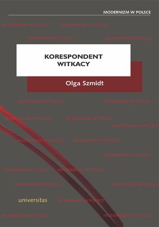 Korespondent Witkacy Olga Szmidt - okadka audiobooks CD