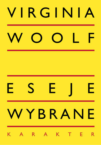 Eseje wybrane Virginia Woolf - okładka ebooka