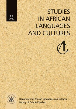 Studies in African Languages and Cultures. Volumen 54 (2020)