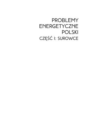 Problemy energetyczne Polski. Cz I. Surowce Wojciech Morawski, Anna Jarosz-Nojszewska - okadka ebooka