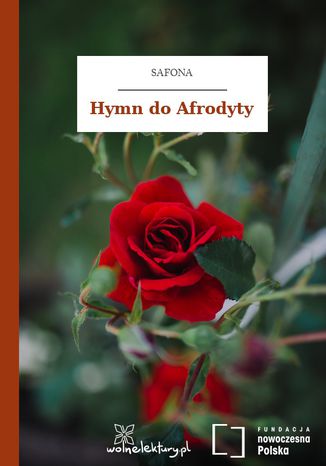 Hymn do Afrodyty Safona - okadka audiobooks CD
