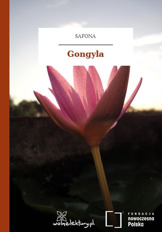 Gongyla Safona - okadka ebooka