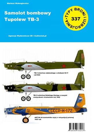 Samolot bombowy TB-3 Mariusz Wołongiewicz - okładka ebooka