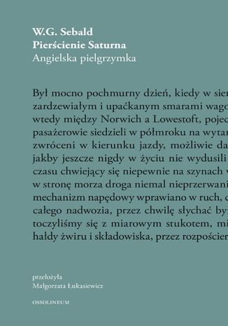 Pierścienie Saturna. Angielska pielgrzymka