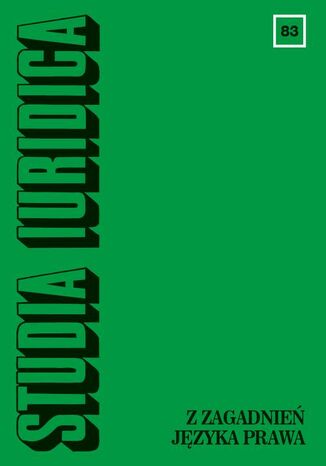Studia Iuridica, nr 83